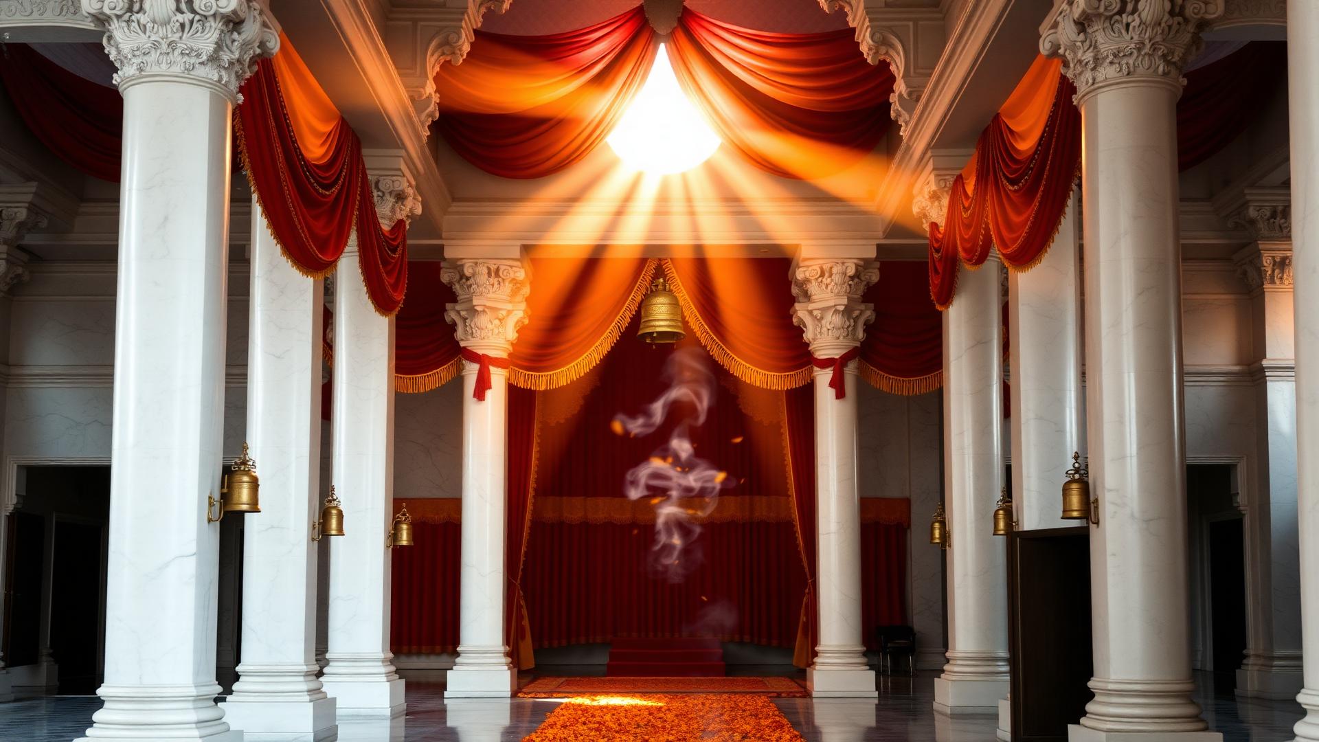 Sacred temple sanctum